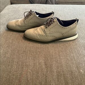 Men's Cole Haan Grey Wingtip Oxford Shoes